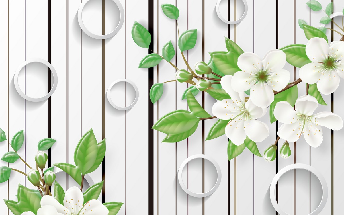 Зефирные цветы